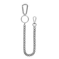 Metal Rock Punk Trousers Keyring Jean Keychain Clip Wallet Belt Chain HipHop Jewelry