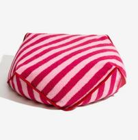 Factory  Striped Polygonal Dog Bed Bean Bag Soothing Pet Bed cat House Removable and Washable Pet House and Accessories (Pink,S 60X60CM)