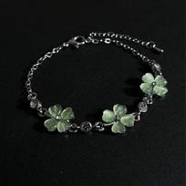 New Vintage Four-Leaf Clover Bracelet For Women Fine Fashion Jewelry Wedding Party Gifts