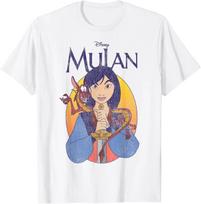 Hot Fashion Casual Disney Mulan Classic Mulan & Mushu Poster T-Shirt S-4XL Four Seasons S