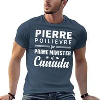 Pierre Poilievre For Conservative Party Leader And Prime Minister Of Canada Distressed Tshirt Anime T Shirts For Unisex Tshirt S