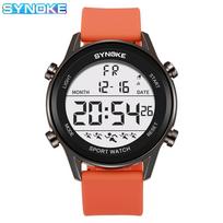 SYNOKE Function Electronic Watch - Casual & Outdoor Sports Digital Watch for Teens & Adults oranžinė