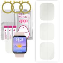 3x apgo Hydrogel Matinis Ekrano Apsauginis Stiklas Oro-Med Oro Fit Pro Gt, Hidrogelio Plėvelė, Lankstus, Minkštas TPU su pozicionavimo sluoksniu, lengvas montavimas