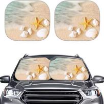 Car Sunshade Sunscreen Heat Insulation Curtain Front Windshield Cover Car Sunshade Sunshade Window Sun Block Front Gear One Size geltona