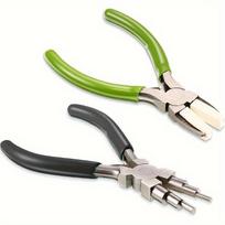 2 vnt./rinkinys 6 viename kilpų formavimo replės, papuošalų kilpų replės, nailoninės nosies replės papuošalų gamybai, karoliukų vėrimui, vielos lenkimui, „pasidaryk pats“ amatai 2pcs /set