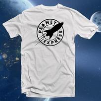 Planet Express Unisex T-Shirt XL Leela Fry Zoidberg Bender Farnsworth Nibbler Unisex T-Shirt XL