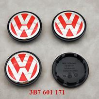 2026 Karštas VOLKSWAGEN VW 4 vnt. 65 mm Raudonos VW Automobilio Ratlankių Centrinės Dangteliai Volkswagen VW R GTI Golf 6 Passat CC Magotan Touran Tiguan 3B7601171