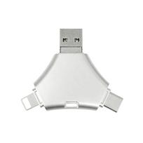 OLOEY 4-in-1 Type-C OTG USB Flash Drive gray