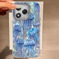 For Honor 200 Lite 400 200 Pro X9b Magic 7 6 Lite X9c X8b X7c 200 Smart Phone Cover Pink Jellyfish For Honor 400 Lite Soft Bags Honor X7c gray