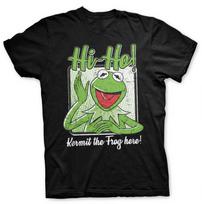The MUPPETS Kermit the Frog Here T Shirt Full Size S5XL E067 Unisex T-Shirt S green