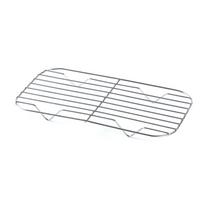 Aušinimo ir kepimo grotelės Kepimo plokštelė Vielinės orkaitės grotelės Aušinimui Kepimui Gaminimui Garinimui Plieninės aušinimo grotelės Small stainless stee gray