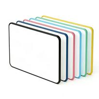 Nešiojama magnetinė baltos lentos ir trinama atmintinių lenta biurui, namams ar vaikų piešiniams A5 (14.8*21cm), one random color (no accessories) white