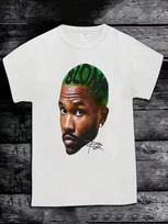 Rapper Frank Retro Graphic T Shirt unisex's Hip Hop Ocean Album Clothing T-Shirts Y2k Unisex Blond Fashion Oversized Cotton T-Shirt S įvairiaspalvis
