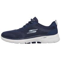 Skechers Go Walk 6 Jump Rope Shoes Comfortable Low Top Casual Shoes Women sneaker Blue 124512-NVW 35