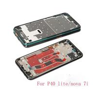 For Huawei P40 LITE / Nova 7i / 6SE 6 SE Middle Frame Housing Parts Middle Plate Cover Only LCD Display Bezel Replacement P40 LITE Green