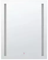Vonios kambario veidrodis su LED apšvietimu MARTINET 60 cm 80 cm, sidabrinis