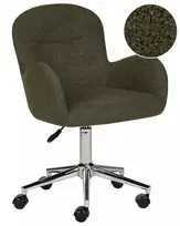 Besisukanti kėdė PRIDDY Boucle tamsiai žalia