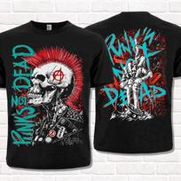Punk's Not Dead T-Shirt Punk Rock Hard Rock Heavy Metal Anarchy T Shirt  Tees Tops Unisex Cotton Short Sleeve High Street S
