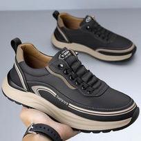 Men'S Sports Shoes Soft Sole Soft Surface Breathable Student Running Shoes Sports Outdoor Versatile Trend Dad Shoes Men'S 39