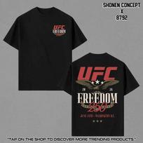 Freedom 250 Cage Fight Shirt Stars And Stripes Combat Tee Unisex T-Shirt XL
