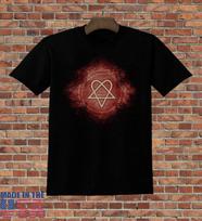 Him Band Heartagram Logo Gift For Fan T Shirt Full Size S-5XL FH970 Unisex T-Shirt XL