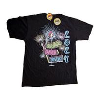Buc-ee's Shirt Mens XL Black Happy New Year 2024 Glow in the Dark Graphic Tee Unisex T-Shirt L
