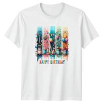 Happy Birthday Holidays Celebration Mens T-Shirt Womens Tee Graphic Party S