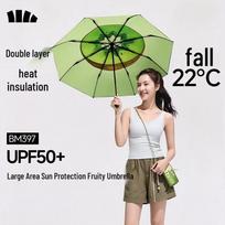 Beneunder UV Protection Three-Fold Sun/Rain Umbrella