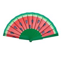 Fruit series handheld folding fan, featuring various fruit patterns, perfect for summer activities, outdoor trips, and holiday party decorations.