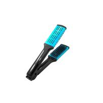 V-Shaped Boar Hair Straightening Brush and Detangling Comb, 2-in-1 Styling Tool for Smooth Shiny Hair, Frizz Control, Hair for Women one size