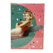 Graži mielų merginų kolekcija Kortos Pokerio kaladė 54 kortos Visos skirtingos Vintažinės Retro Klasikinės Pin-up merginos Kortų žaidimai blue