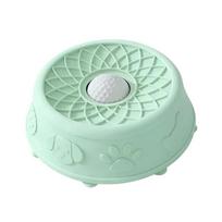 Anti-spill Pet Lick Toy Silicone Non Tip Design Yogurt Licking Plate Bite Resistant Self-Soothing Interactive Snack Bowl