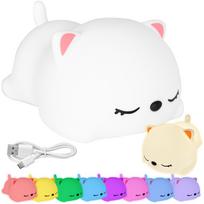 Silicone night lamp Teddy Bear LED RGB
