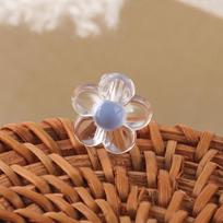12mm Transparent Inner Color Straight Hole Drop-Oil Flower Acrylic Beads DIY Kids Bracelet Jewelry Accessories RTH003  938pcs/bag&12mm 938pcs/bag