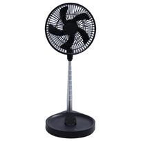 Folding Standing Fan Light 8-inch 4-Speed Battery Operated Circulator for Hotel Household Outdoor Use USB&5
