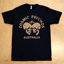 Cosmic Psychos Band Rock T-Shirt - Black, Stay Home Sick Design, Sizes S-4xl S