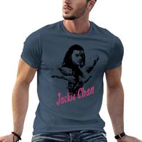 Jackie Cha Kung Fu Star Tshirt Basic Plain Tee For Spring And Summer S
