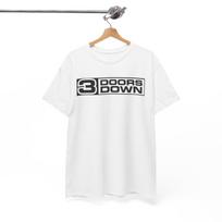 Three Doors Down Tshirt Logo Retro Rock Band 90s Unisex Heavy Cotton Tee S
