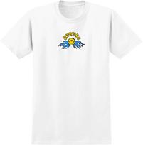 New Spitfire Wheels Shirt Happy White L