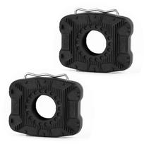 1 Pair Black Clipless Pedal To Flat Pedal Adapter Pedal Adapters for wahoo Pedal Replacement juoda