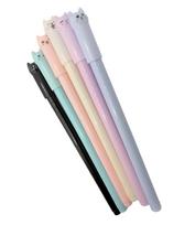 Cute Cat Ballpoint Extra Fine Black Set of Stylish Cat Animal Cute Easy to Write Birthday Student Gift for School Celebration Present Pens, 0.38mm