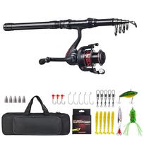180cmCelsius210cmCelsius240cmCelsius270cm Telescopic Fishing Rod Reel Combo Set Fishing Tackle Accesories