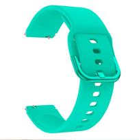 18 mm guminis dirželis Garmin Foreunner 255S dirželis spalvingas vyriškas moteriškas pakaitinis apyrankė Vivoactive 4S Venu 2/3S laikrodžio dirželis For Foreunner 255S žalsvai mėlyna