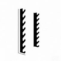 Olympic Barbell Wall-Mounted Storage Rack