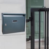 Mailbox Combination Locking Wall Mounted Drop Box Secured Paperwork Postbox