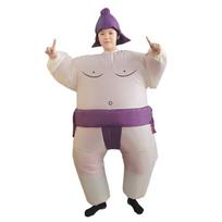 Pripučiamas sumo kostiumas vaikams ir suaugusiems - smagus vakarėliams ir pasirodymams Adult gray
