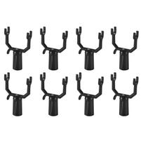 Clothes Fork Head Metal Tree Support Stake Branch Straightener Kit For Yard Gardening Tool Black