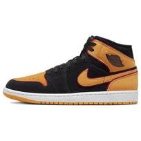 Air Jordan 1 Mid SE Ryškiai Oranžiniai Vyriški Sportbačiai Juodi Kardinolo Raudonos Balti FJ4923-008 44 black