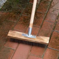 Wire Brush Scrub Brush Head Heavy Duty Brush Hair Wire Scrub Brush Floor Brush Head  Deck Cleaning 20cm