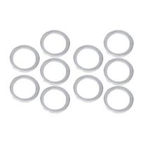 10Pcs Pivots Converter Pedal Extension Spacers for Fixed Gear Tool Bikes Pedal Washers Steel Cycling Extenders 1